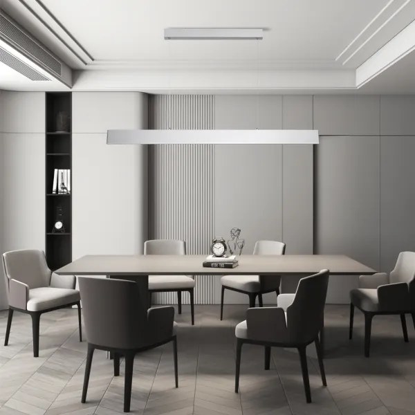 Brilagi - LED Stmiev. luster na lanku SLIMLINE LED/40W/230V 3000-6000K strieborná +DO