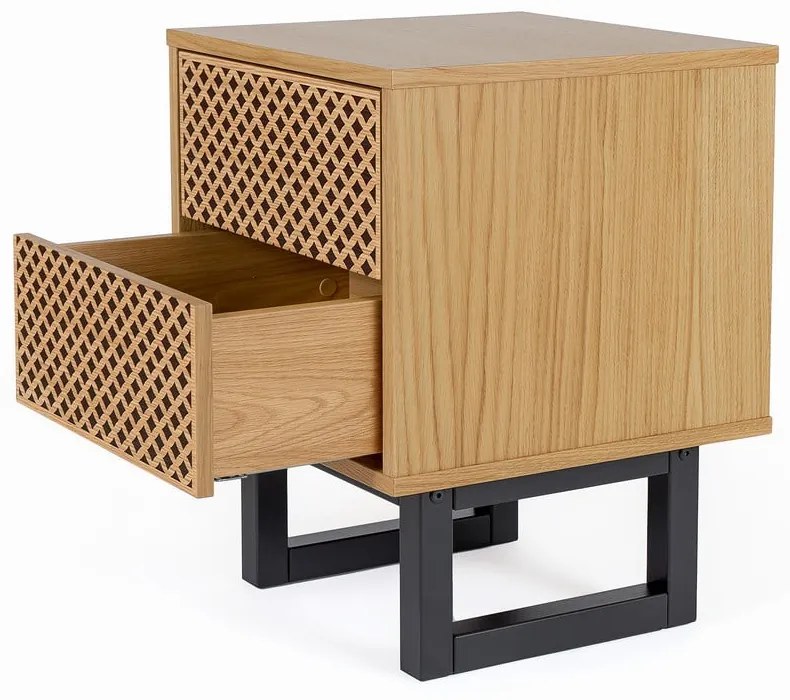 Nočný stolík v dubovom dekore Woodman Camden Diamond