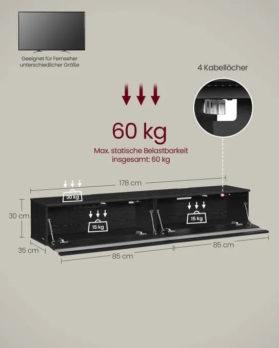 Stolík pod TV LTV138B03