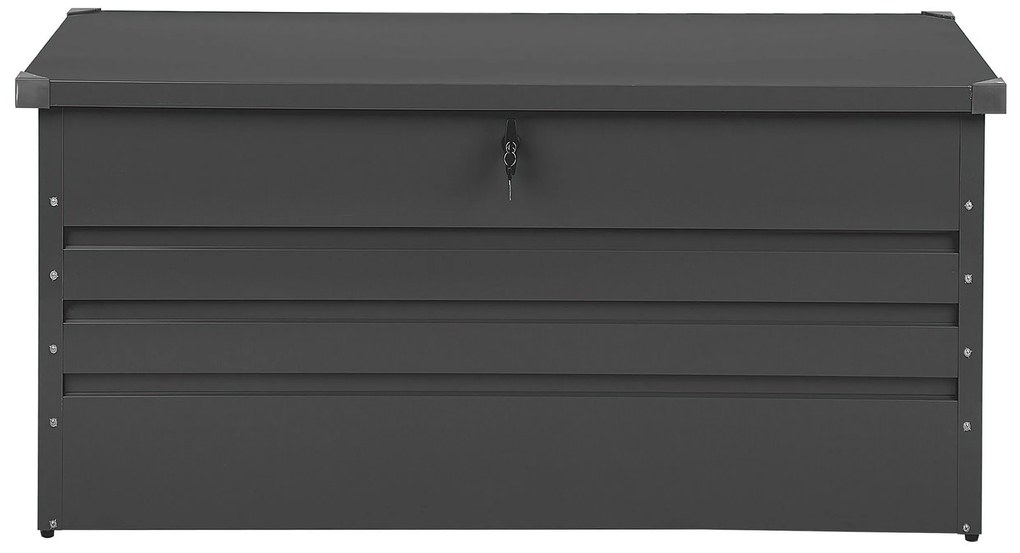 Úložný box  tmavošedý 130 x 62 cm 400L CEBROSA Beliani