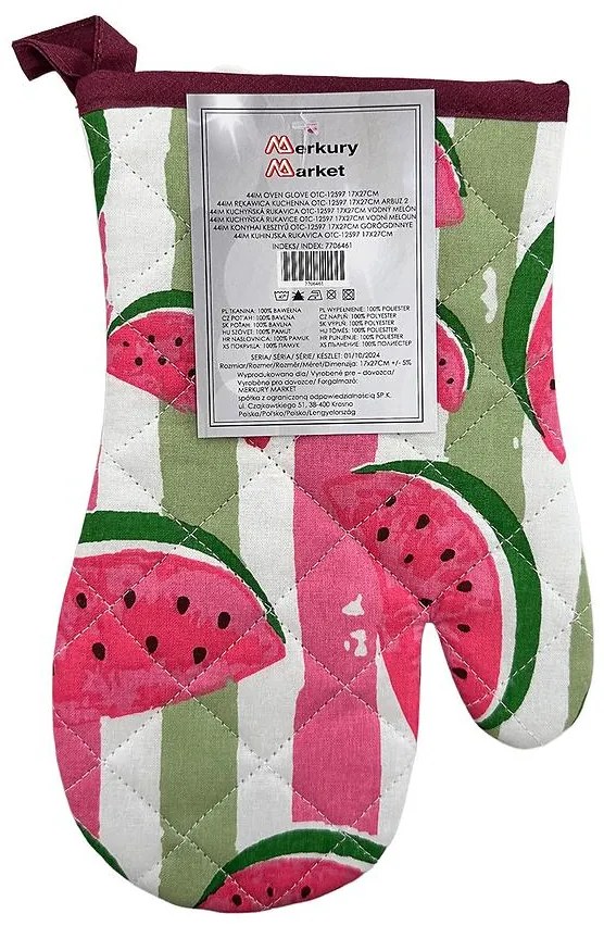 Kuchynská rukavica OTC-12597 17x27 cm melón
