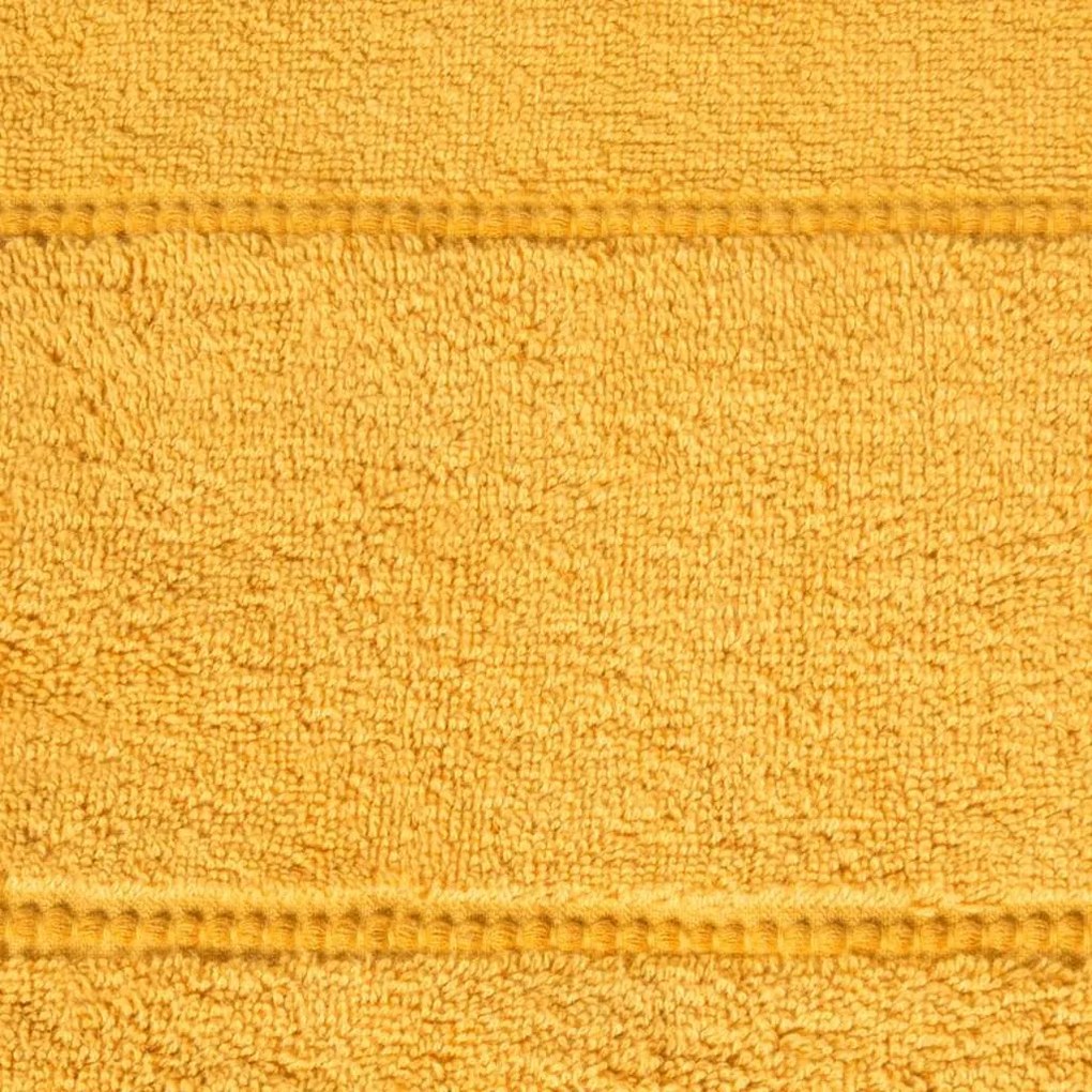 Dekorstudio Bavlnený uterák R137-10 žltý Rozmer uteráku: 50x90cm