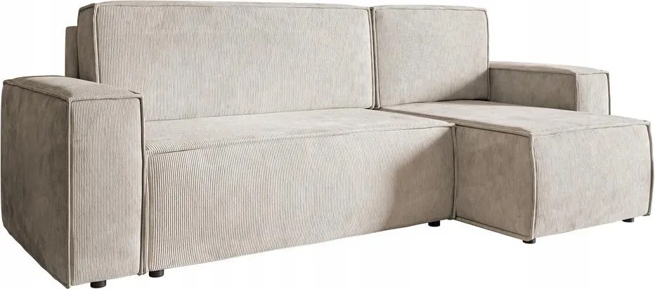 Rohová sedacia súprava Copenhagen L (karamelová čierna)