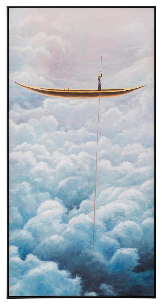 Cloud Boat obraz mix 60x120 cm