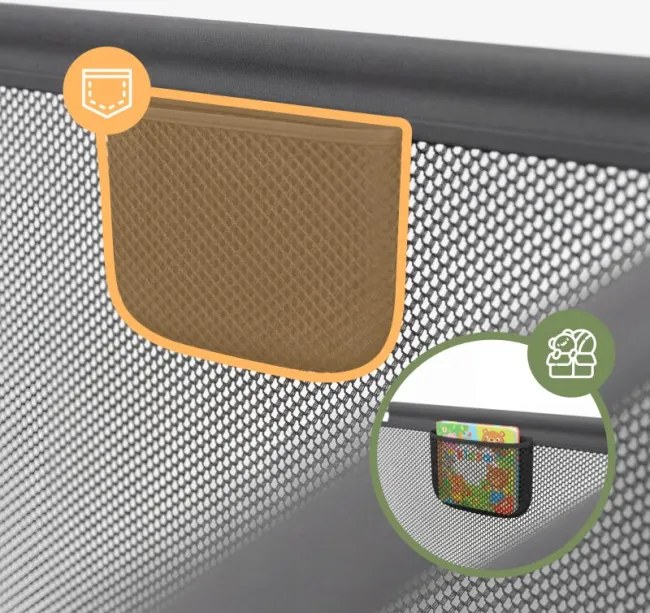 Detská ohrádka Cozy 20 grafitová