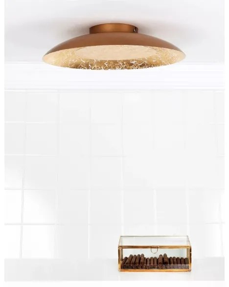 Lucide 79177/12/01 - LED stropné svietidlo FOSKAL LED/12W/230V 34,5 cm mosadz