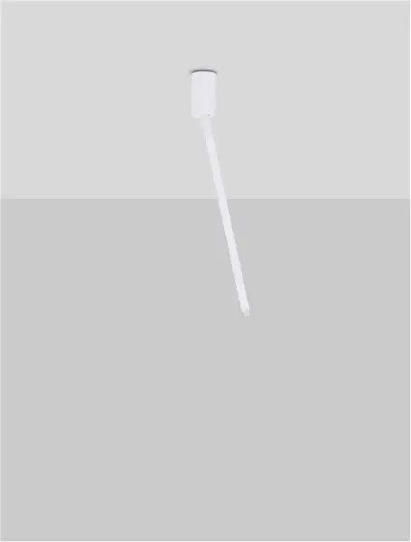 LED biele designové stropné svietidlo Ornos 50