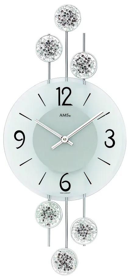 Dizajnové nástenné hodiny 9440 AMS 47cm