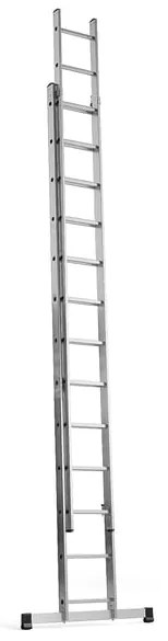 Výsuvný rebrík EVEREST, 2x13 schodíkov, výška 6200 mm