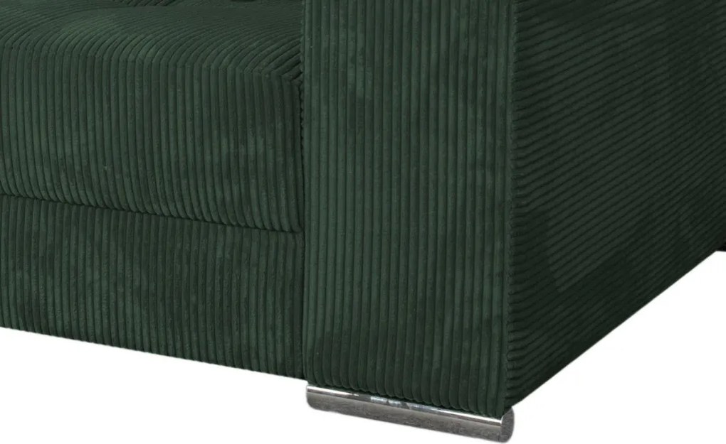 Pohovka Richard, fľaškovo zelená látka