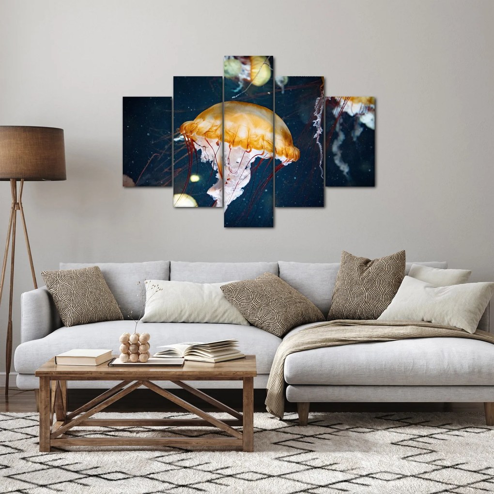 Obraz medúzy (150x105 cm)