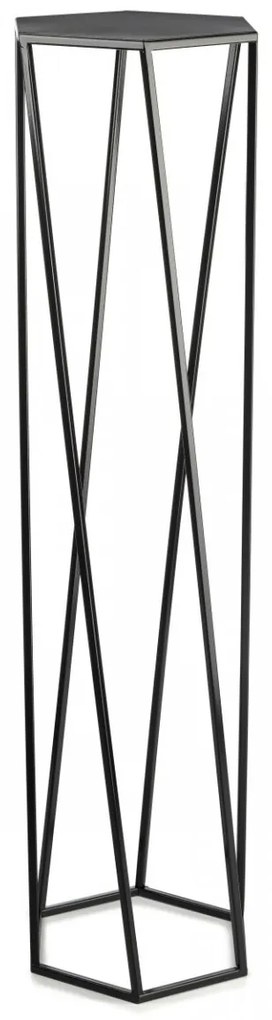 Kvetinový stojan LOFTSTYLE III 100 cm čierny