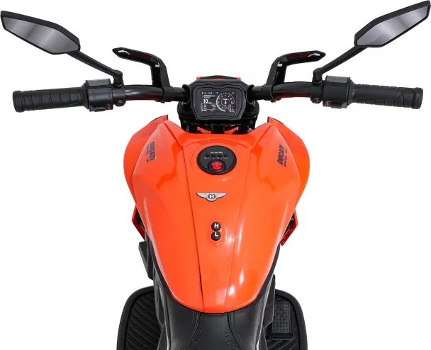 Elektrická motorka Ducati Diavel x Bentley oranžová