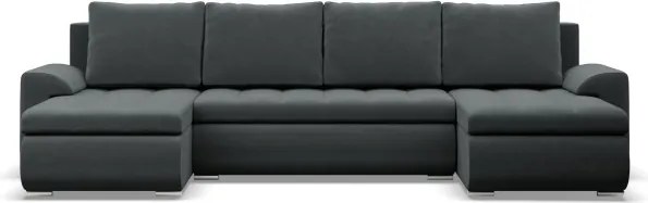 Sedacia súprava FORESTA ULL Kronos v tvare U tmavosivá