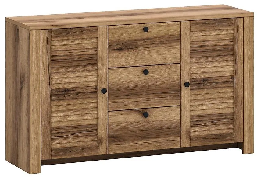 Komoda Sevilla E 2d 3s Dub Delano Tmavý