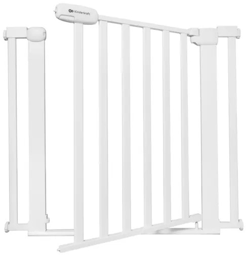 KINDERKRAFT - Bezpečnostná zábrana LOCK&amp;GO 75-103 cm biela