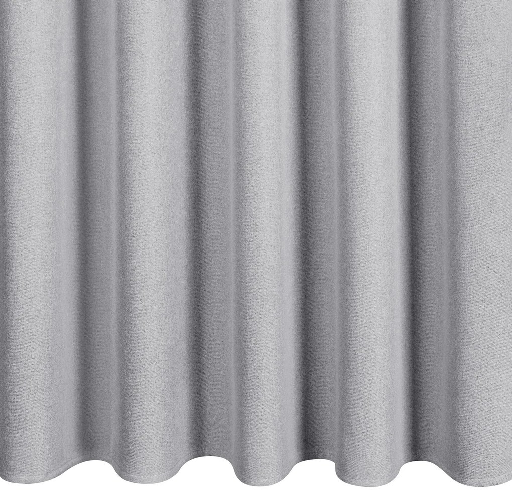 ZATEMŇOVACÍ ZÁVES (100%) NA PÁSKE SUZAN 135X270 CM SIVÁ