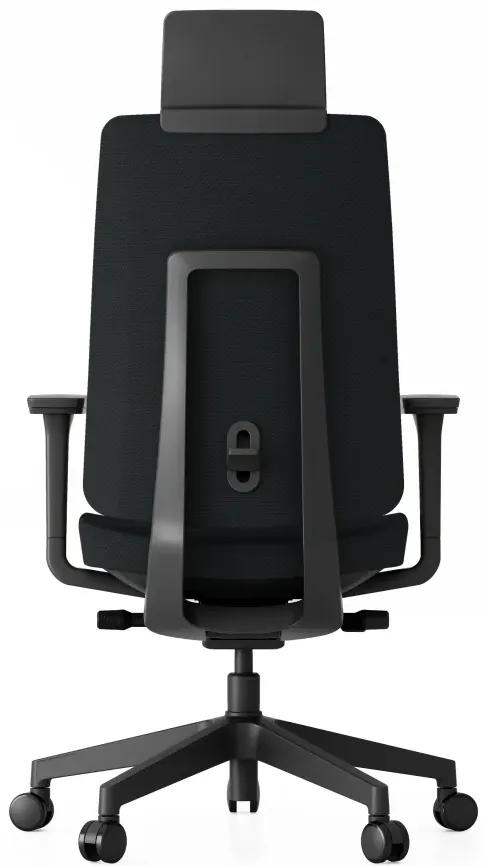OFFICE MORE -  OFFICE MORE Kancelárska stolička K50 BLACK čierna