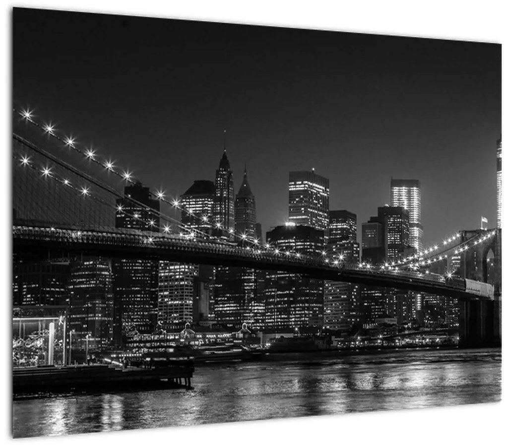 Obraz Brooklyn mosta v New Yorku (70x50 cm)