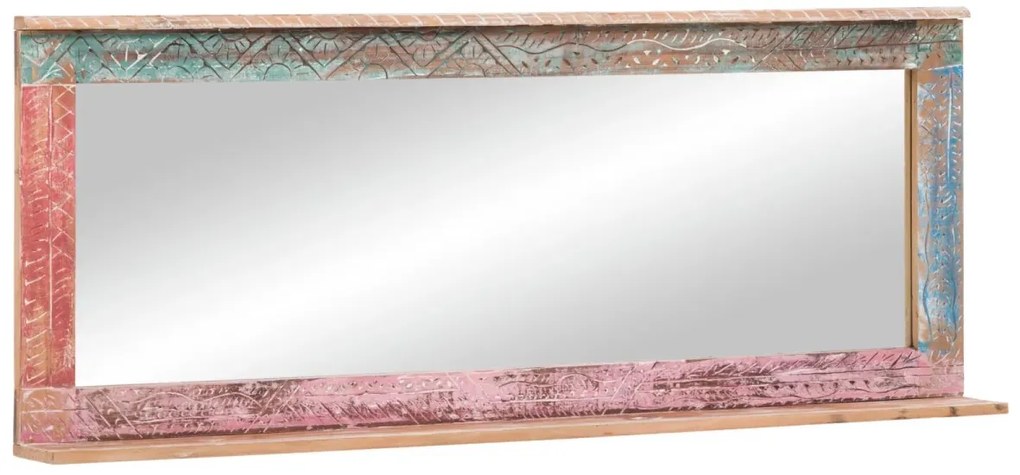 furniture-nabytek.cz - Masívne zrkadlo Blue Lagoon z mangového dreva, lakované, farebné – 150×65 cm