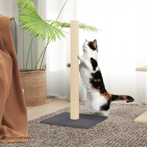 vidaXL Škrabadlo pre mačky tmavosivé 35x35x70 cm-