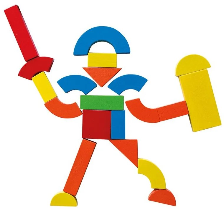 Magnetický kreatívny kufrík s tvarmi