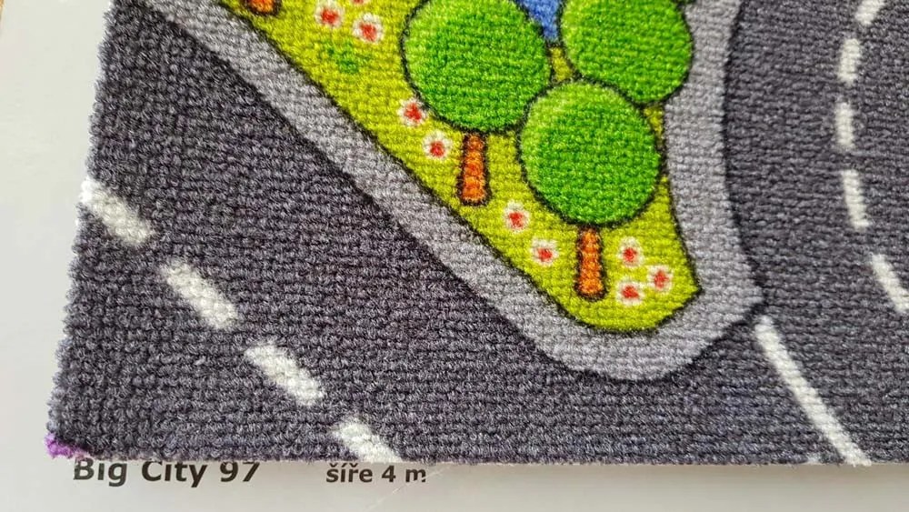 Metrážový koberec Big City 97 - Rozměr na míru s obšitím cm