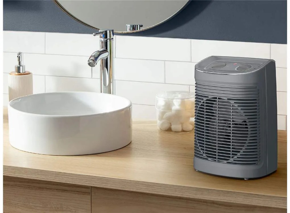 Teplovzdušný ventilátor Rowenta Instant Comfort Aqua SO6511F2 Tmavo šedý (použité)