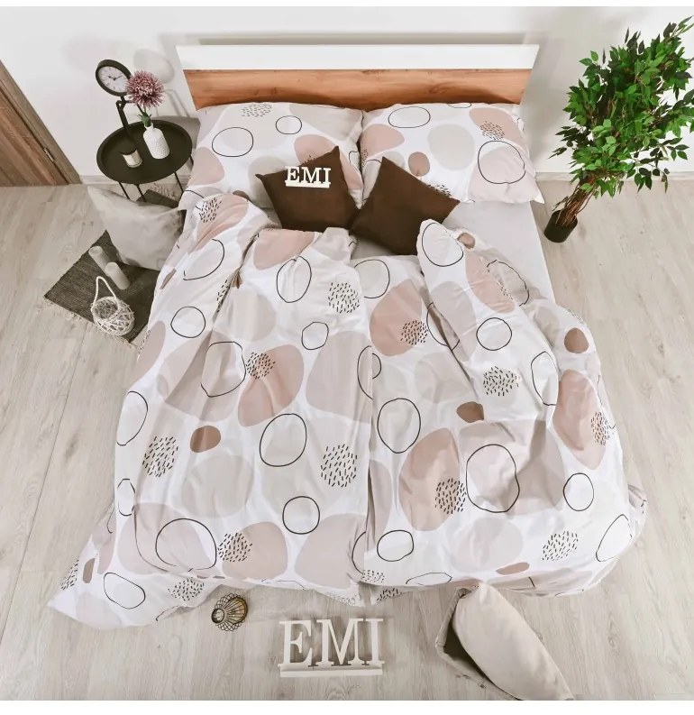 Obliečky bavlnené Clab EMI, Štandardný set jednolôžko obsahuje 1x 140x200 + 1x 70x90