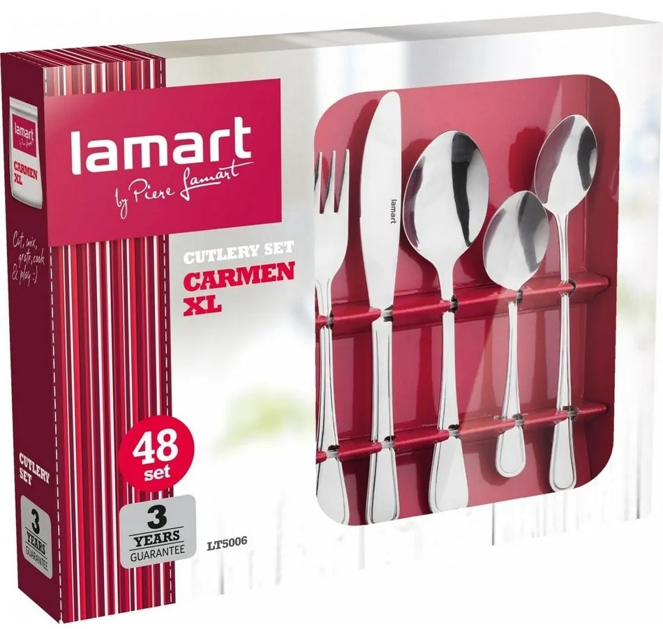 Lamart XL LT 5006 Carmen 48-dielna sada príborov