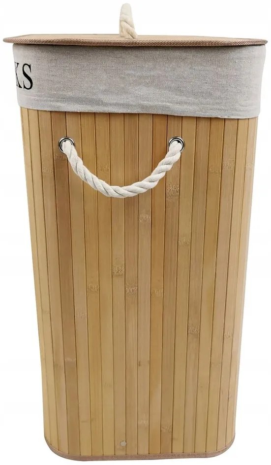 Dekorstudio Bambusový kôš na prádlo 80l