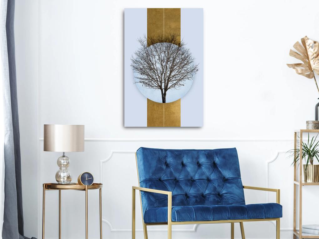 Artgeist Obraz - Naked Tree (1 Part) Vertical Veľkosť: 40x60, Verzia: Na talianskom plátne