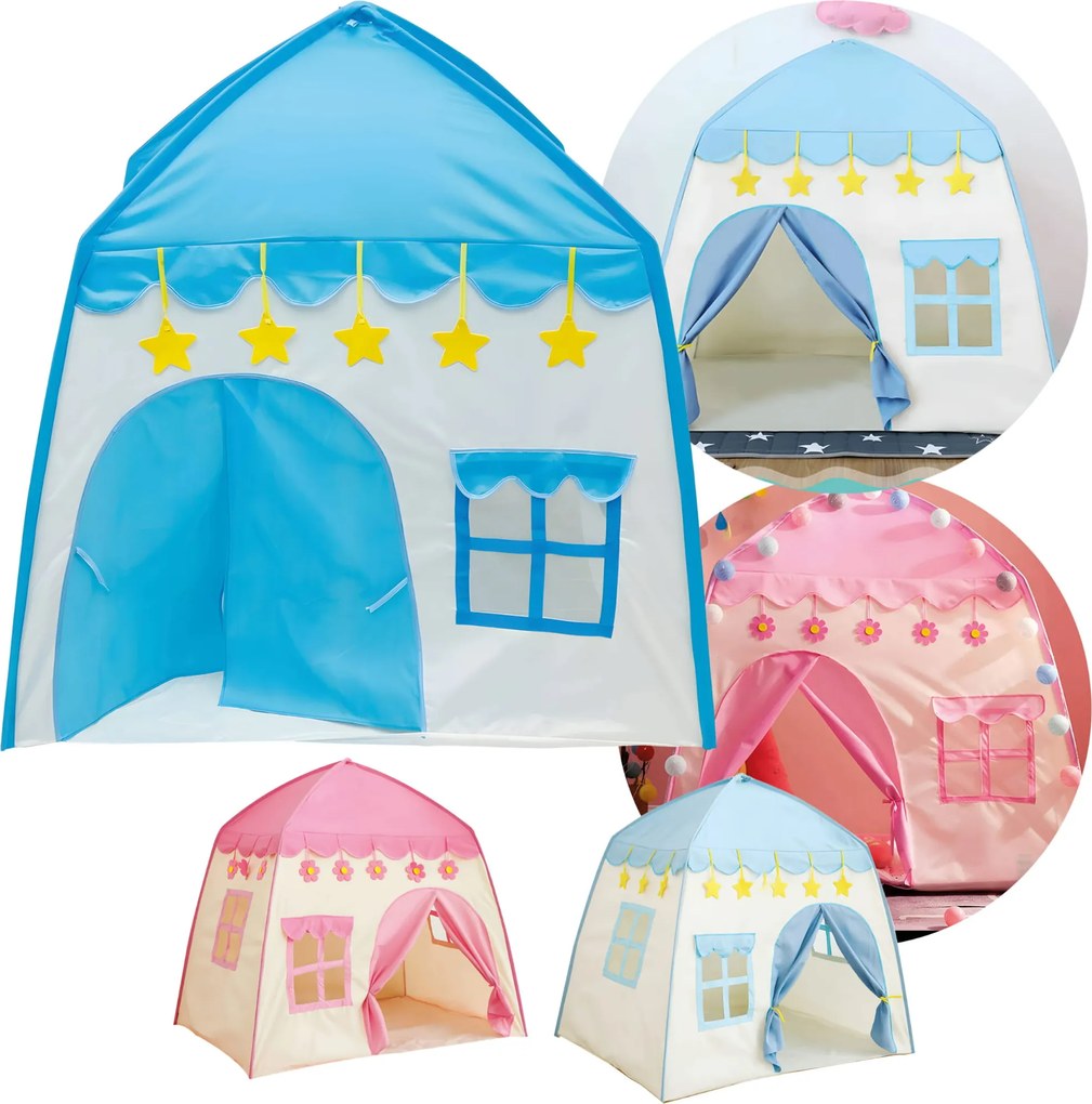 Detský hračkársky stan do záhrady k domu 90x130x125cm