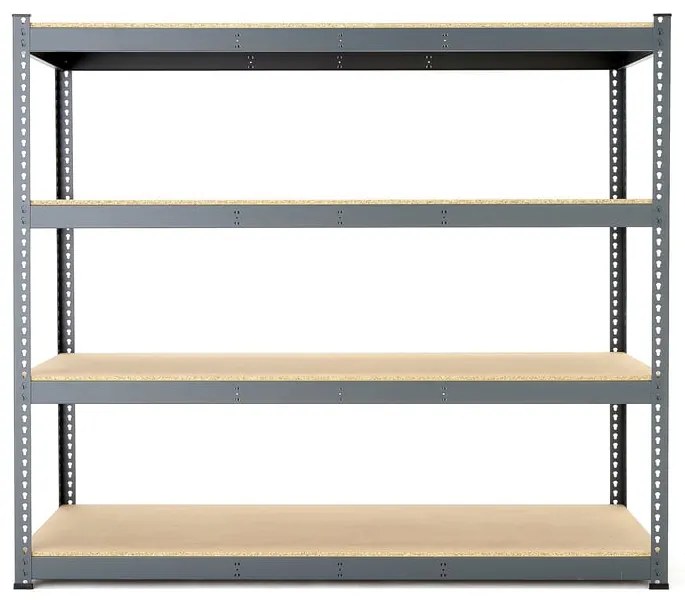 Policový regál COMBO, nosnosť 500kg/polica, 1980x2440x775 mm