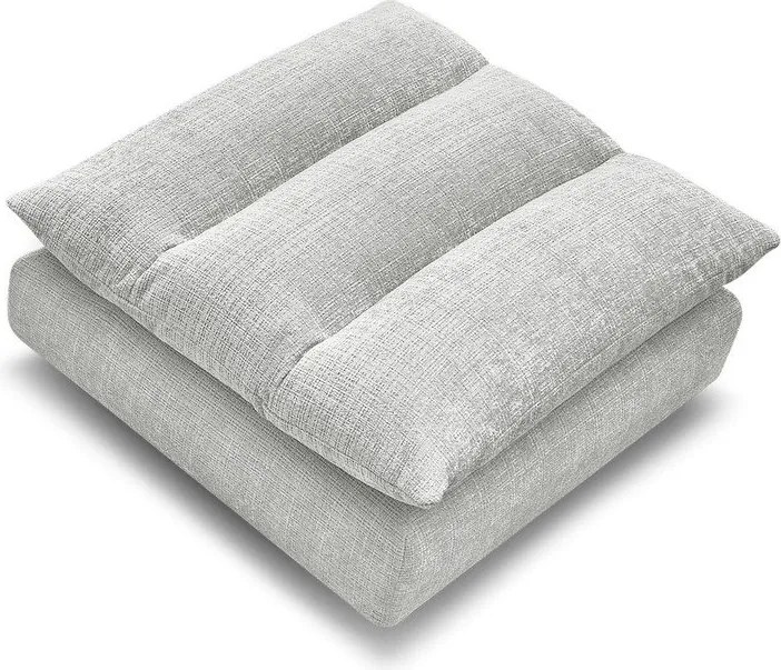 Svetlosivá ženilková podnožka Neil – Bobochic Paris