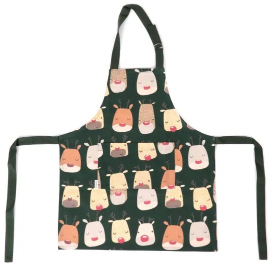 Kuchynská zástera REINDEER detská, zelená 869377