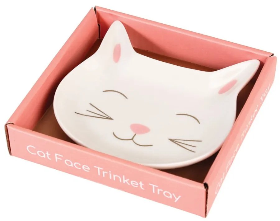 Ozdobný porcelánový tanierik Rex London Cat Face