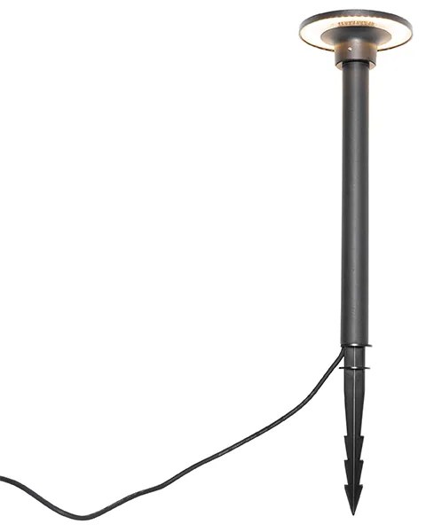 Moderný bodový reflektor s hrotom čierny vrátane LED IP54 - Skyf