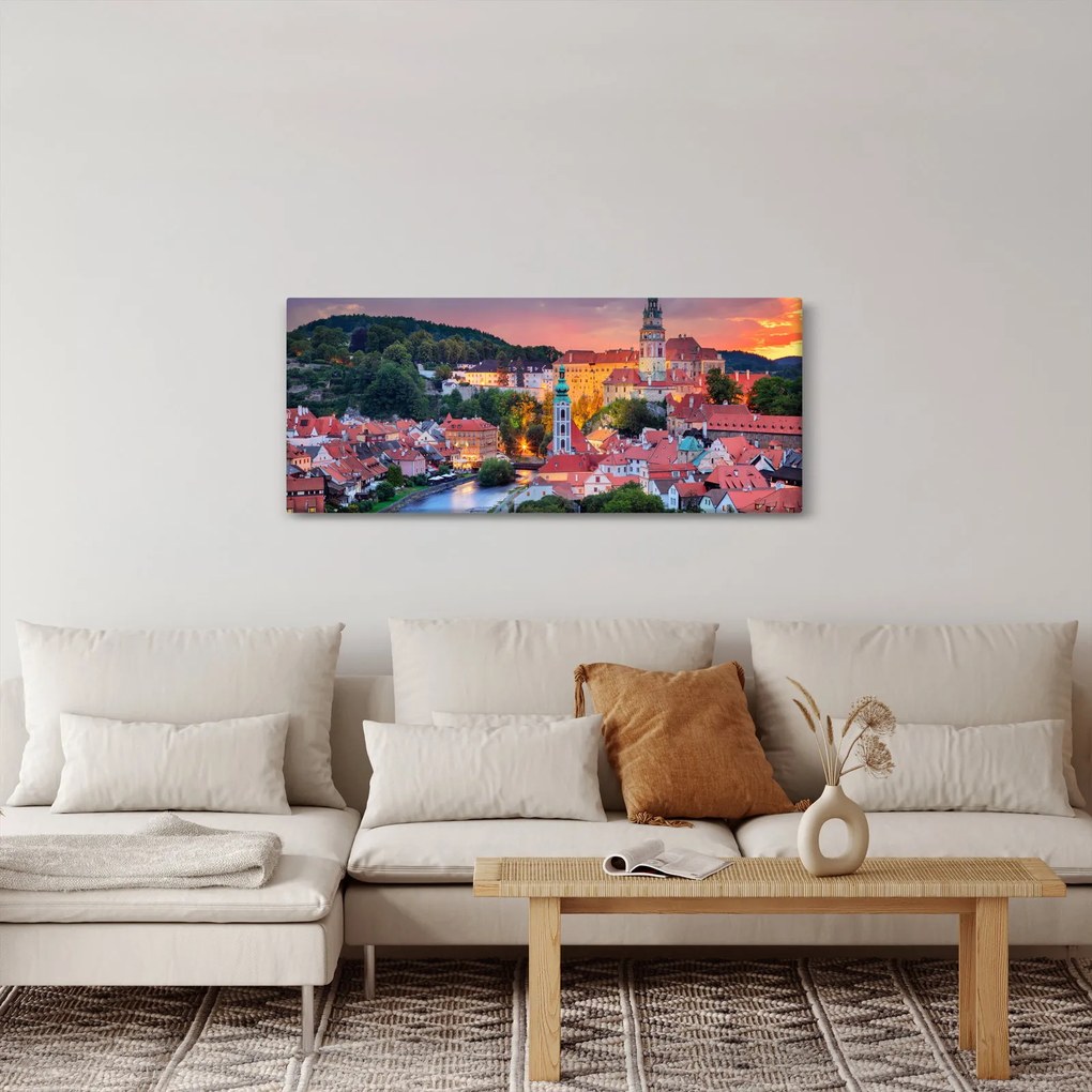 Obraz - Český Krumlov (120x50 cm)