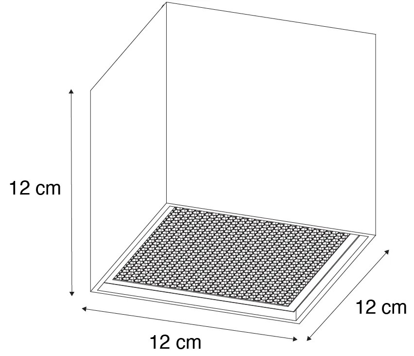 Dizajnové bodové svetlo zlaté - Box Honey