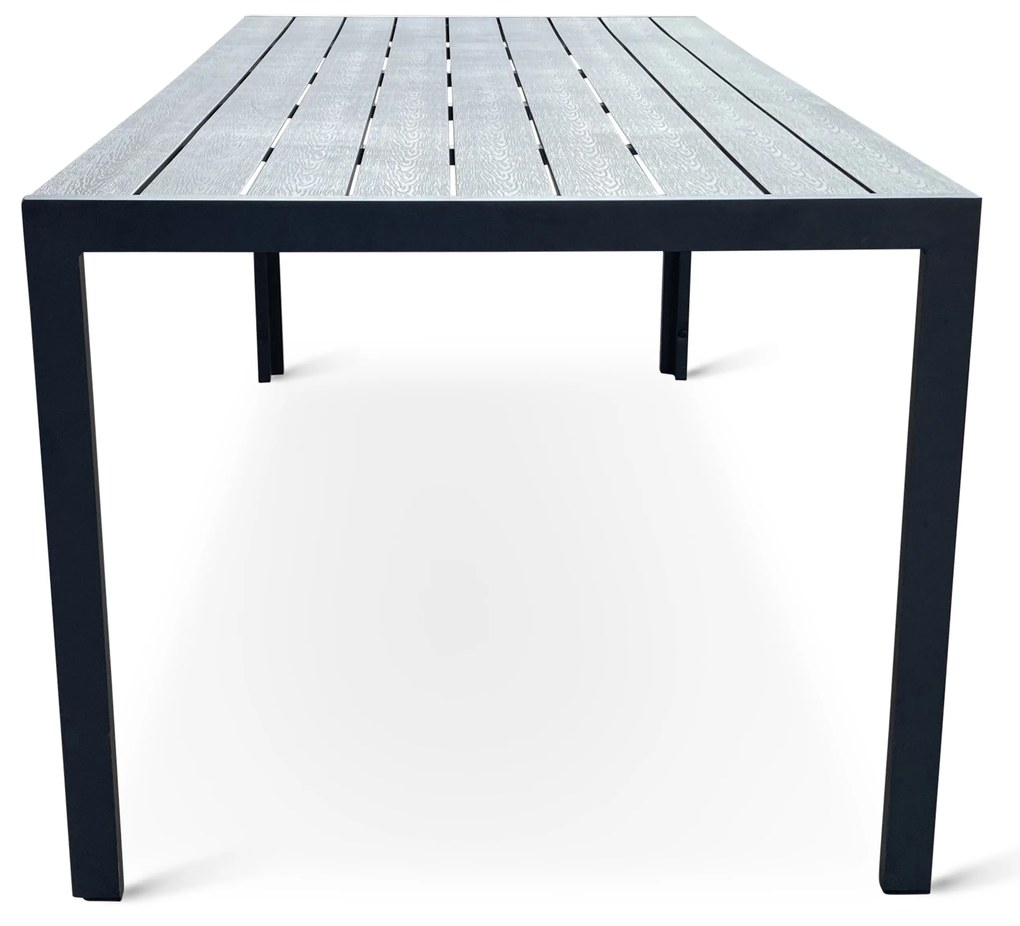 Záhradný jedálenský set Viking XL 190cm + 6x ratanová stolička Roma