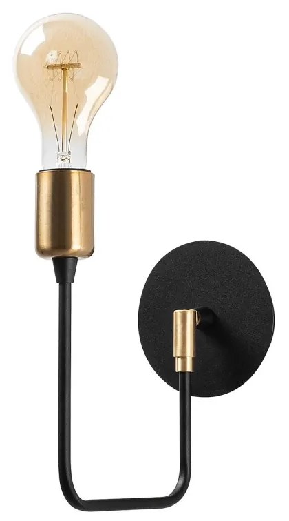 Nástenné svietidlo Dolma II čierne