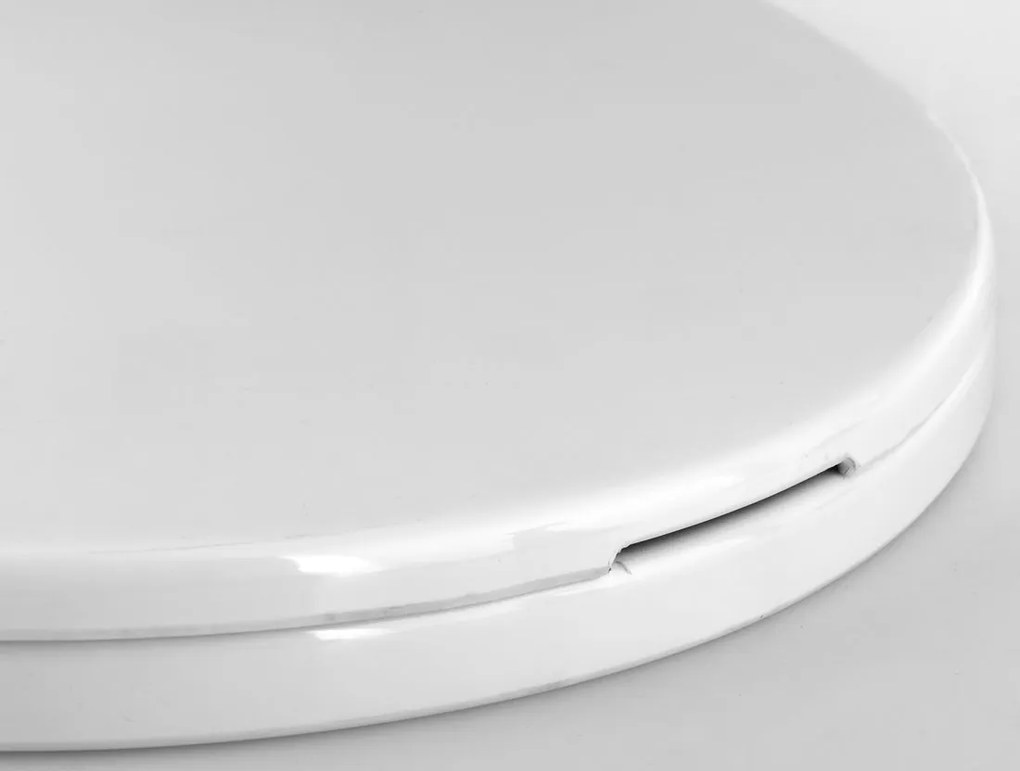 Aqualine ESMERALDA WC sedátko, Soft Close, biela ES8816