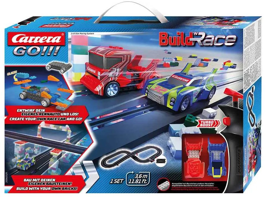 Autodráha Carrera Go Build'n Race - Racing Set 3,6m