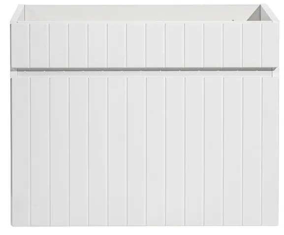 Závesná skrinka Iconic Sky so zápustným umývadlom 120 cm biela