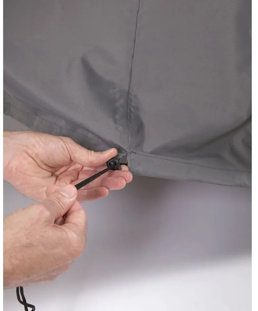Sivý ochranný obal pre záhradný stôl Kave Home Iria, 110 x 210 cm