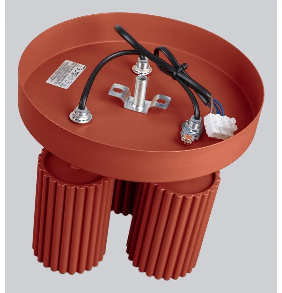 Bodové svietidlo v tehlovej farbe Gleam – Sollux