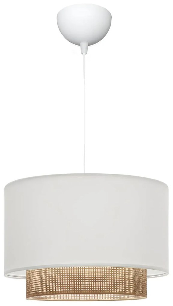 Závěsný lustr Panorama I krémový