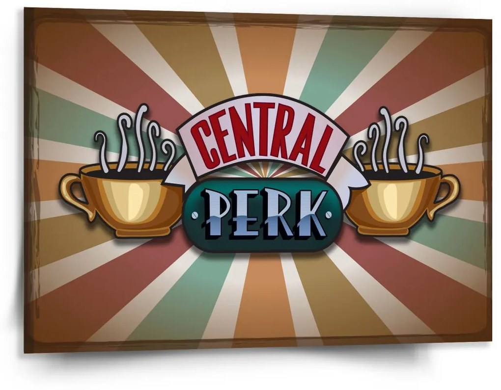 Sablio Obraz Seriál Priatelia CENTRAL PERK Abstrakcia - 150x110 cm