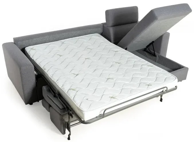 Rohová sedacia súprava na každodenné spanie TAVOLA rozkladacia, zelená (penelope 10), 140